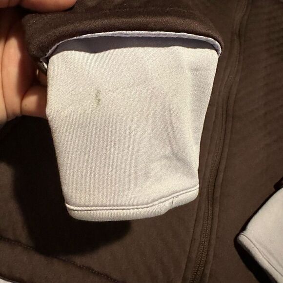 Nike Thermal Shield Womens Quilted Brown and Purple Athletic Jacket Size Medium - Picture 4 of 16